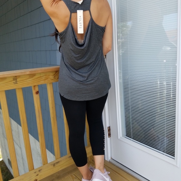 LAST 1✔️Charcoal open back tank Top - Picture 5 of 8